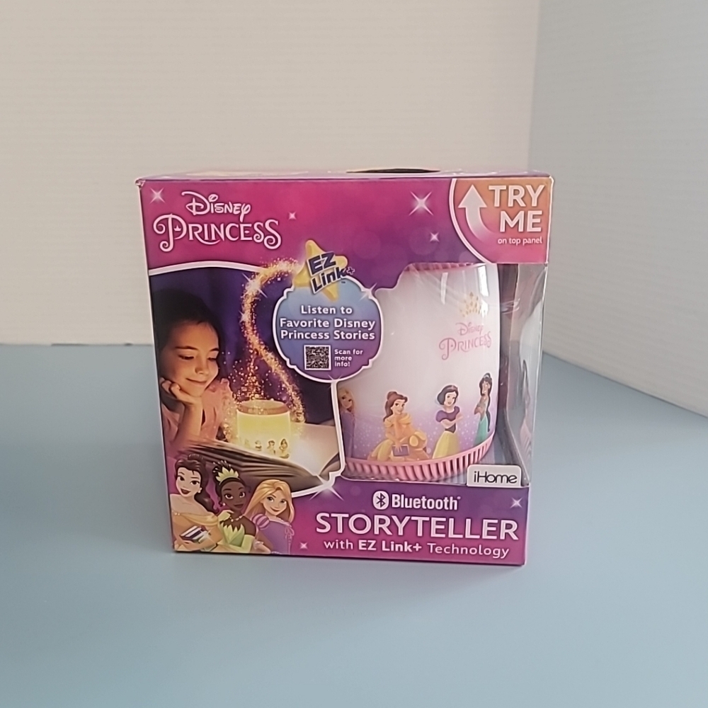 eKids Disney Bluetooth Storyteller with EZ Link Night Light Sleep Sounds Stories